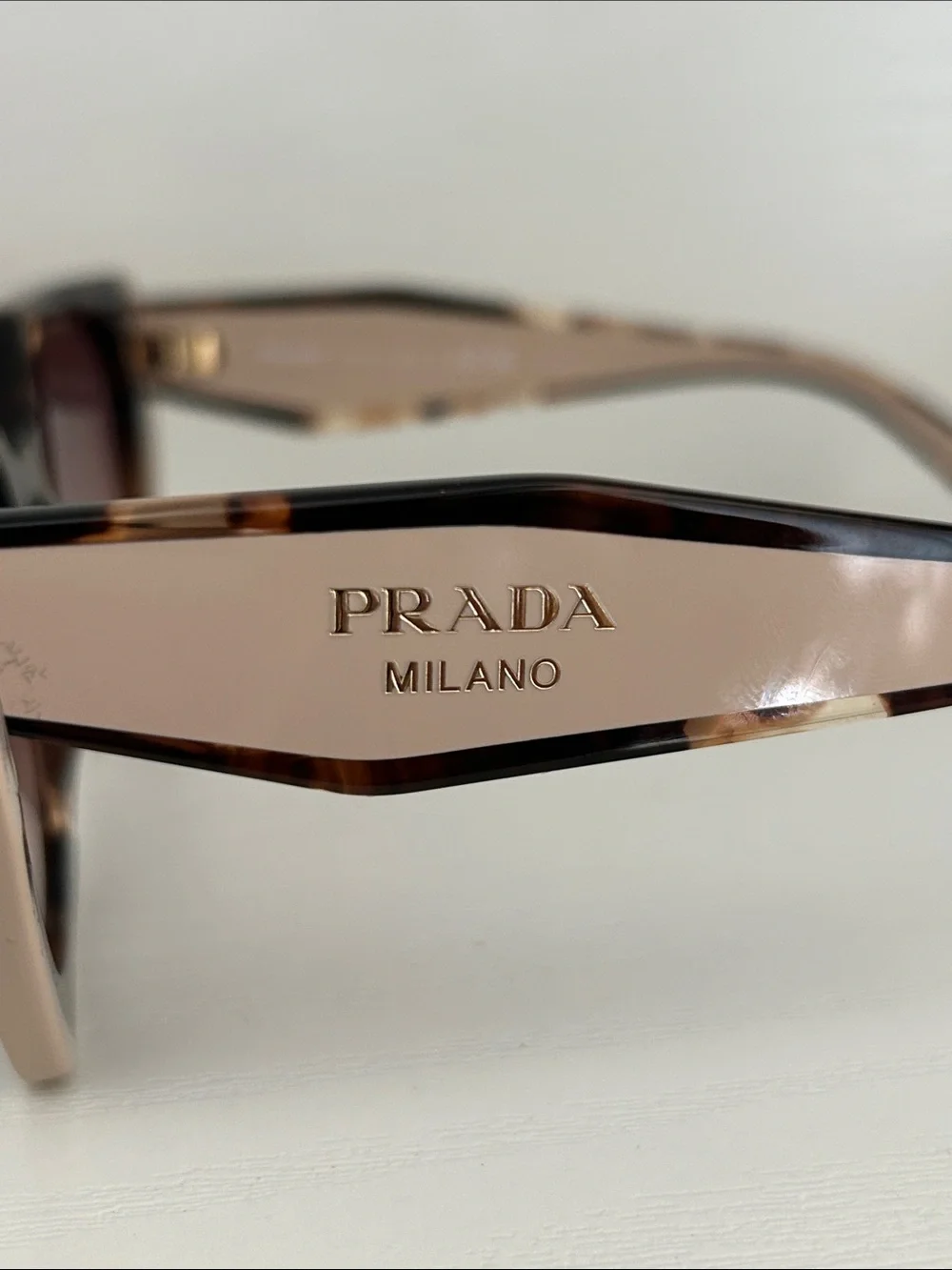Prada Tortoiseshell Sunglasses with Brown Gradient Lenses